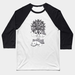 wild woman mandala Baseball T-Shirt